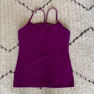 Lululemon tank with built in bralette size 10